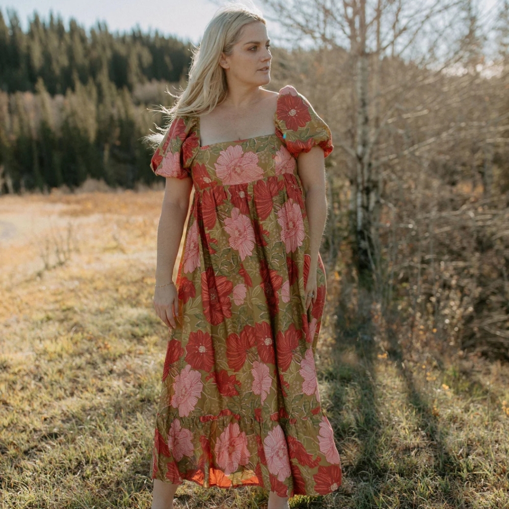 The Skinny Becca Babydoll Maxi Dress